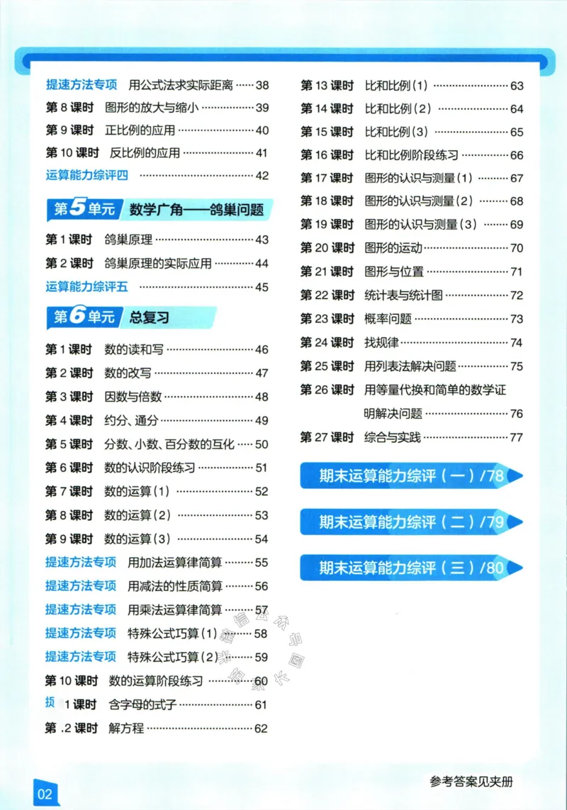 《008.24春人教版数学高途功夫口算基本功六年级下册（有答案）_小学1-6年级全科全套_1-6年级全科下册_六年级_其他补充资料_数学人教版资料》第4页预览