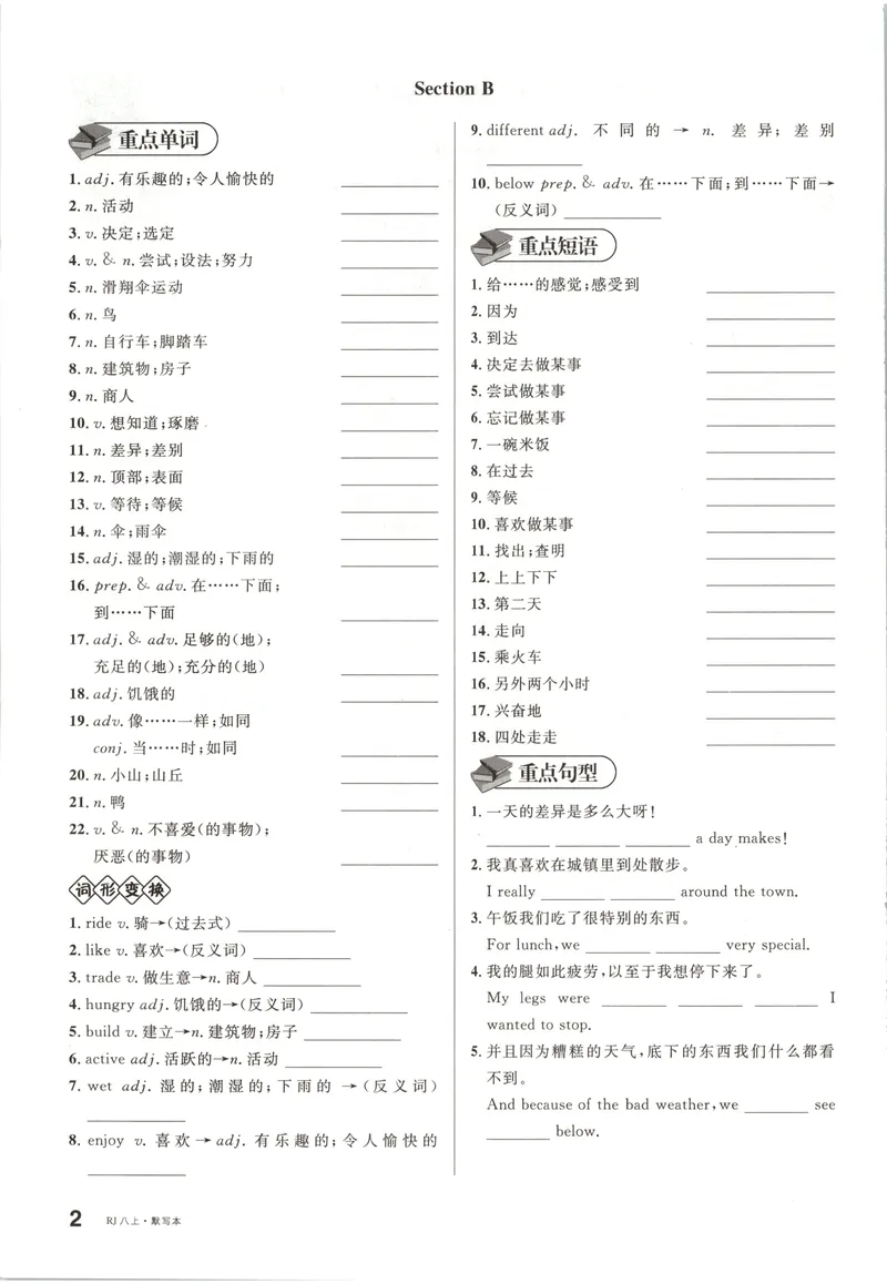 《2025《名校课堂》八上英语(RJ)默写本_初中全科目同步习题+精品试卷（7-9年级）_25秋初中英语《同步习题+精品试卷》_初中英语（人教版）试卷_初中英语7-9年级上册_《名校课堂》2024秋》第2页预览