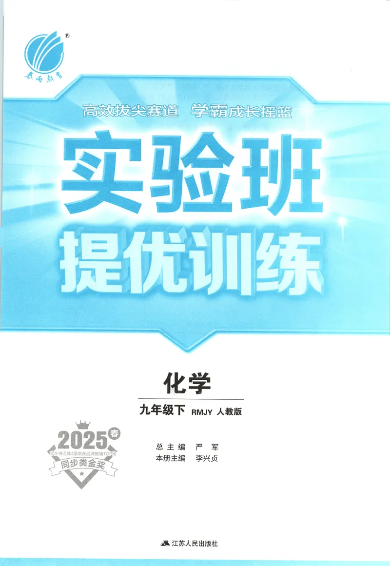 《2025《实验班提优训练》化学9下(人教)_初中全科目同步习题+精品试卷（7-9年级）_25秋初中化学《同步习题+精品试卷》_初中化学（人教版）试卷_《实验班提优训练》25春》第3页预览