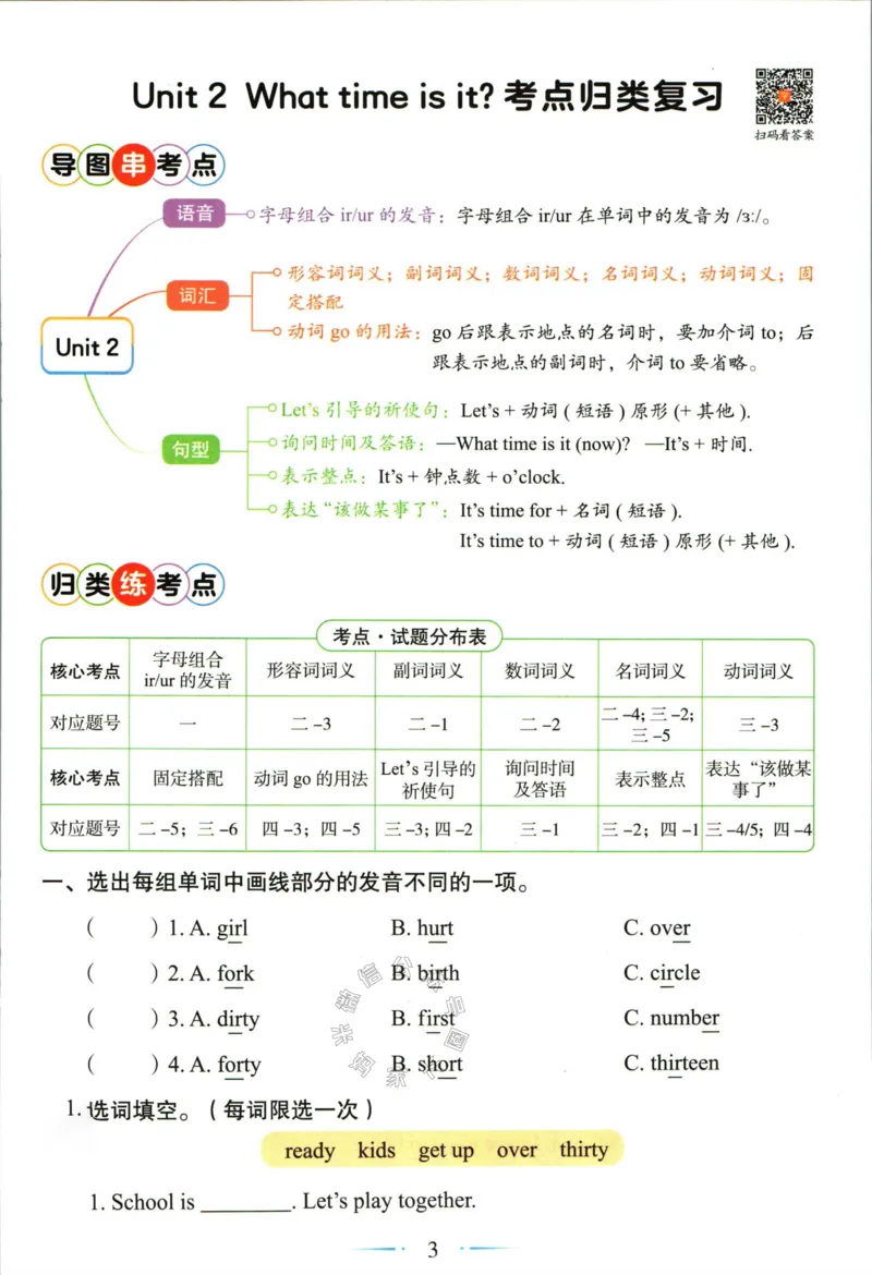 《006.24春人教PEP英语黄冈随堂笔记四年级下册培优手册公众号：米妈家长圈_小学1-6年级全科全套_1-6年级全科下册_四年级_其他补充资料_英语人教PEP资料》第5页预览
