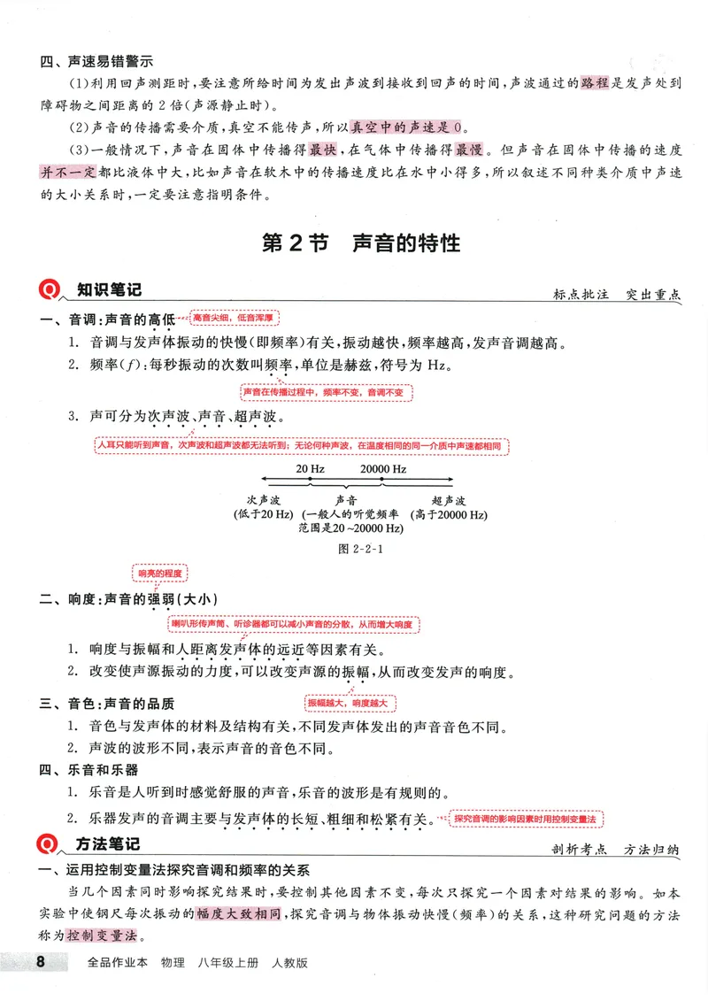 《2025物理《全品作业本·培优笔记》8上(RJ)_初中全科目同步习题+精品试卷（7-9年级）_25秋初中物理《同步习题+精品试卷》_初中物理试卷人教版_《全品作业本》24秋》第9页预览