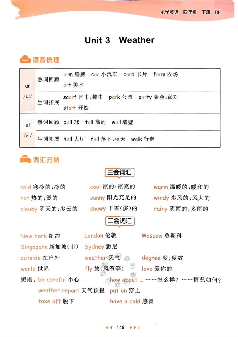 《012.24春人教PEP英语53天天练四年级下册知识清单公众号：米妈家长圈_小学1-6年级全科全套_1-6年级全科下册_四年级_其他补充资料_英语人教PEP资料》第10页预览