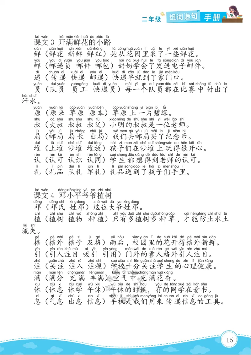 《010.语文二年级下册组词造句手册最新版公众号：米妈家长圈_小学1-6年级全科全套_1-6年级全科下册_二年级_其他补充资料_语文资料》第2页预览
