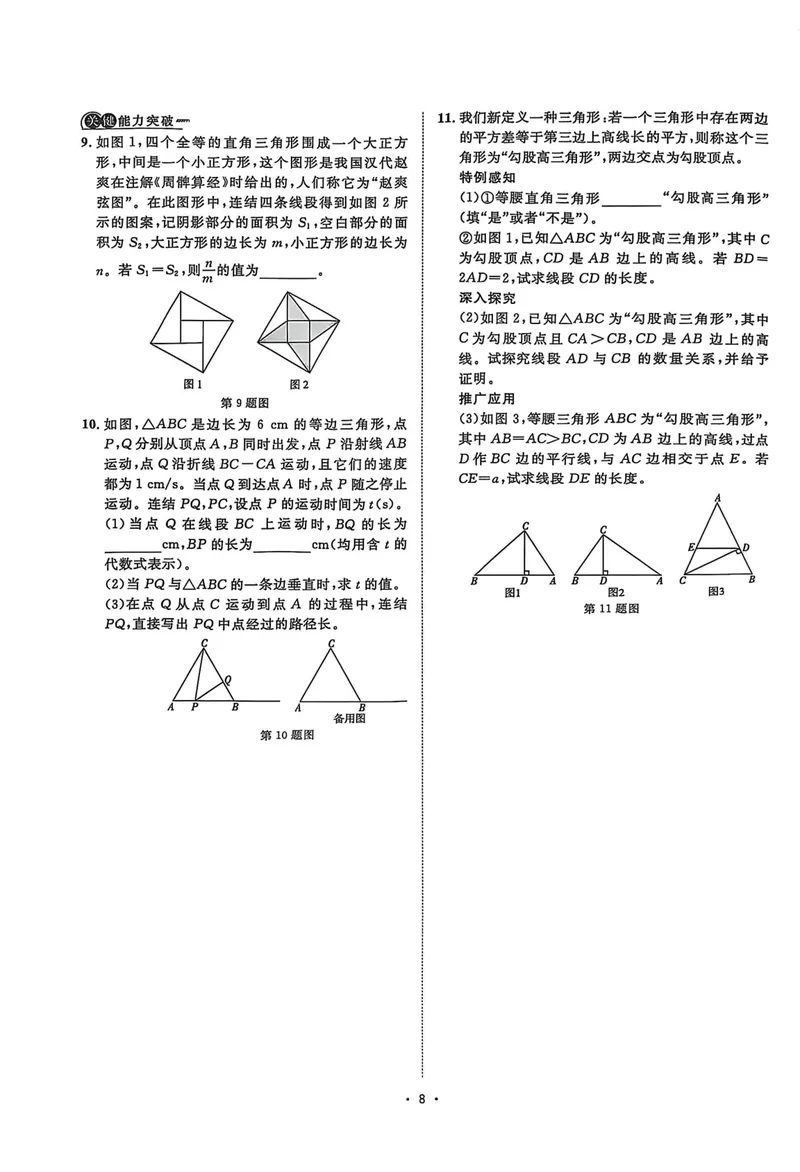 《2026《初中数学•全效学习》八上大单元复习综合与实践_初中全科目同步习题+精品试卷（7-9年级）_25秋初中数学《同步习题+精品试卷》_初中数学浙教版试卷_《全效学习》25秋》第10页预览