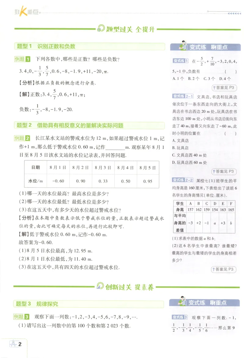 《2026《初中必刷题》数学7上(青岛版)狂K重点_2026版初中《必刷题》7-9年级上册（全科）（多版本合集）_2026版初中《必刷题》7年级上册（7科全）（多版本合集）》第6页预览