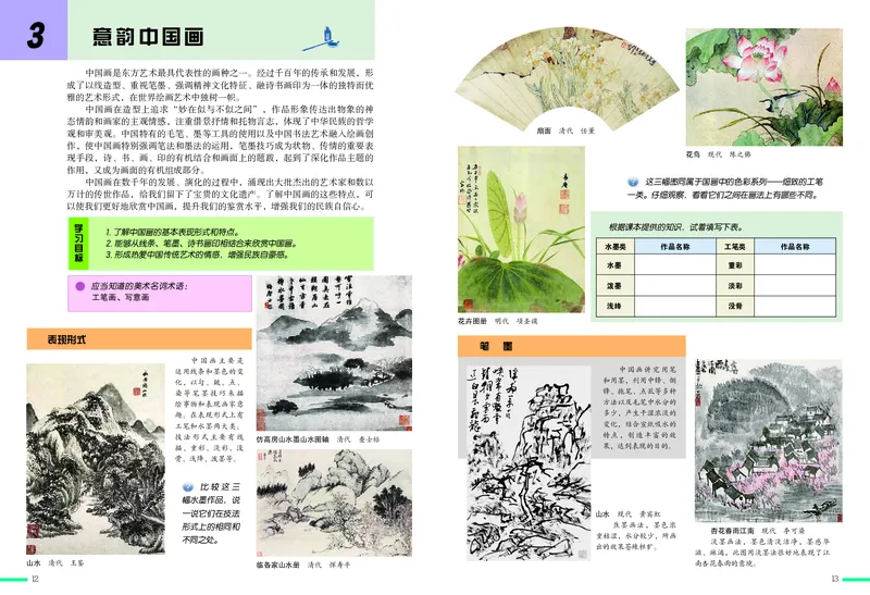 《9年级下册_光塔笔记初中课本_初中美术_冀美版》第8页预览