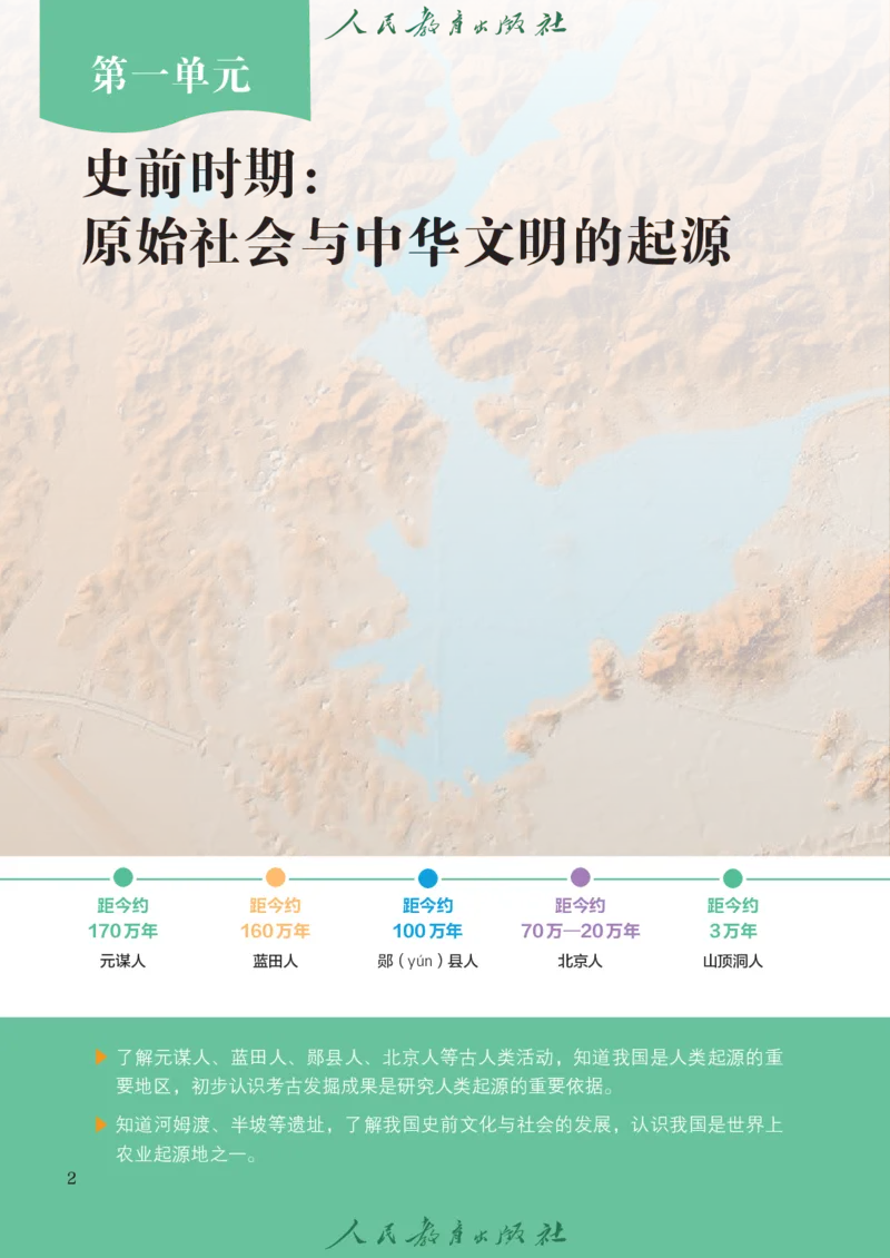 《七上历史（2024秋）_光塔笔记初中课本_初中历史_初中历史7年级上册》第7页预览
