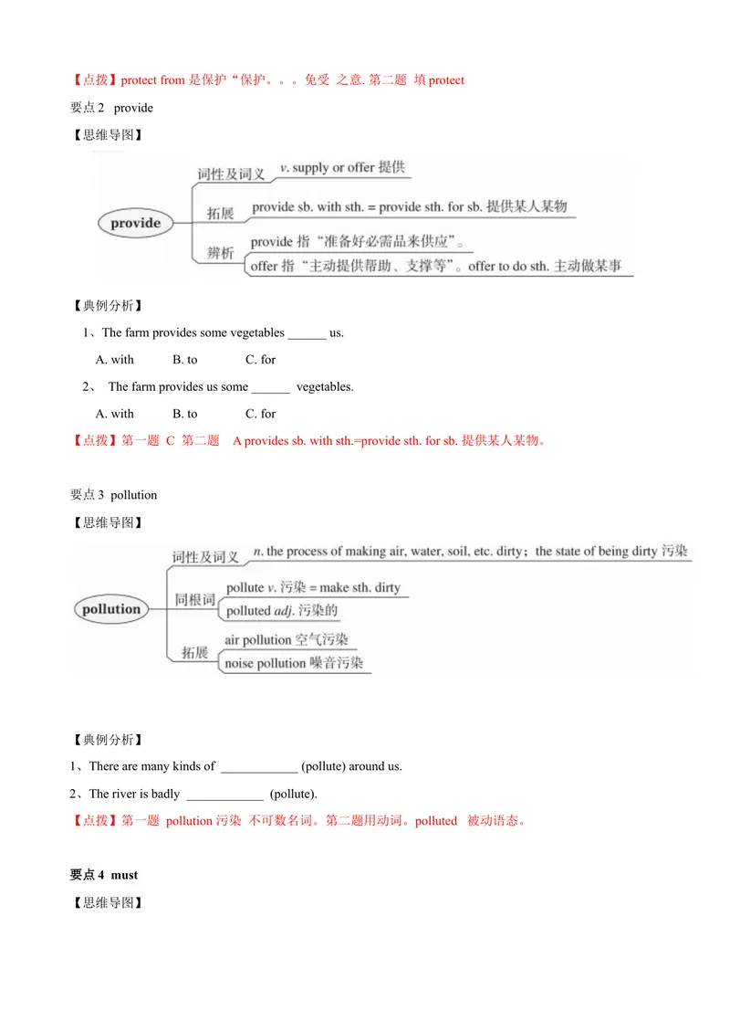 《3.11Unit3单元小结（解析版）_初中全科目同步习题+精品试卷（7-9年级）_25秋初中英语《同步习题+精品试卷》_初中英语（沪教牛津版）试卷_七年级上册_单元测试+单元小结》第2页预览
