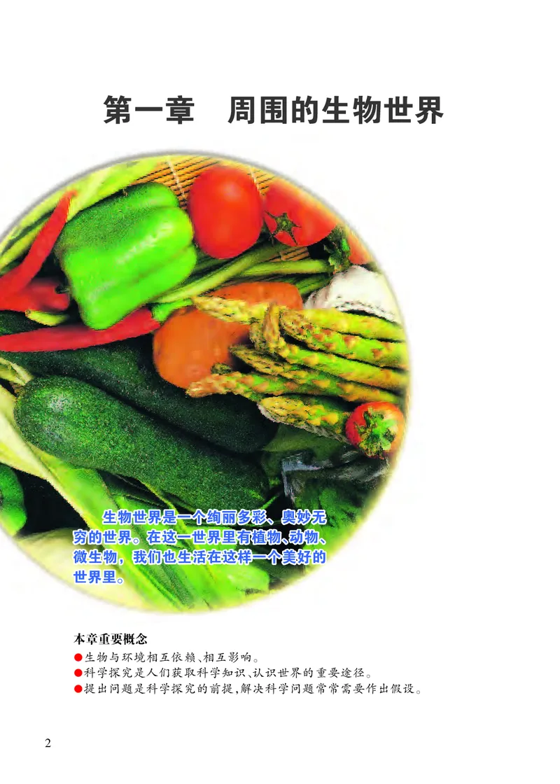 《[D]生物学——七上正文（百度网盘）压缩_光塔笔记初中课本_初中生物学_苏教版》第7页预览