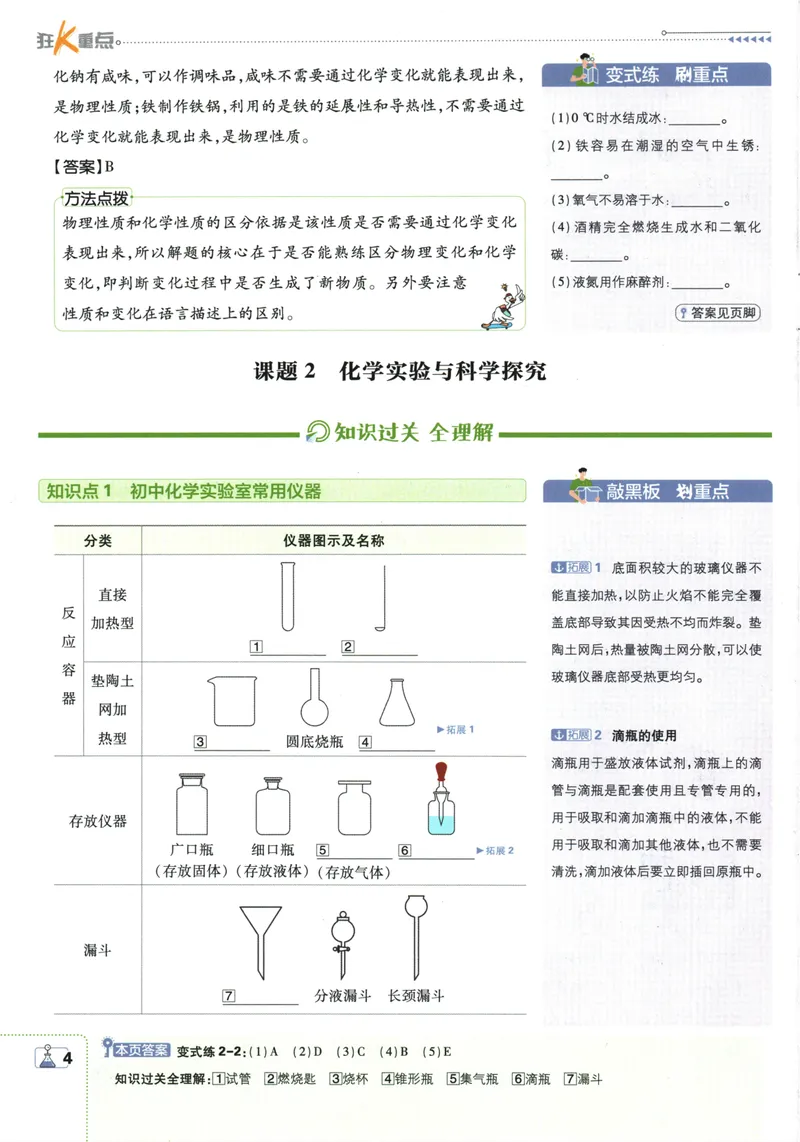 《25版初中必刷题化学9上(人教版)狂K重点_初中全科目同步习题+精品试卷（7-9年级）_25秋初中化学《同步习题+精品试卷》_初中化学（人教版）试卷_《初中必刷题》2025春》第8页预览