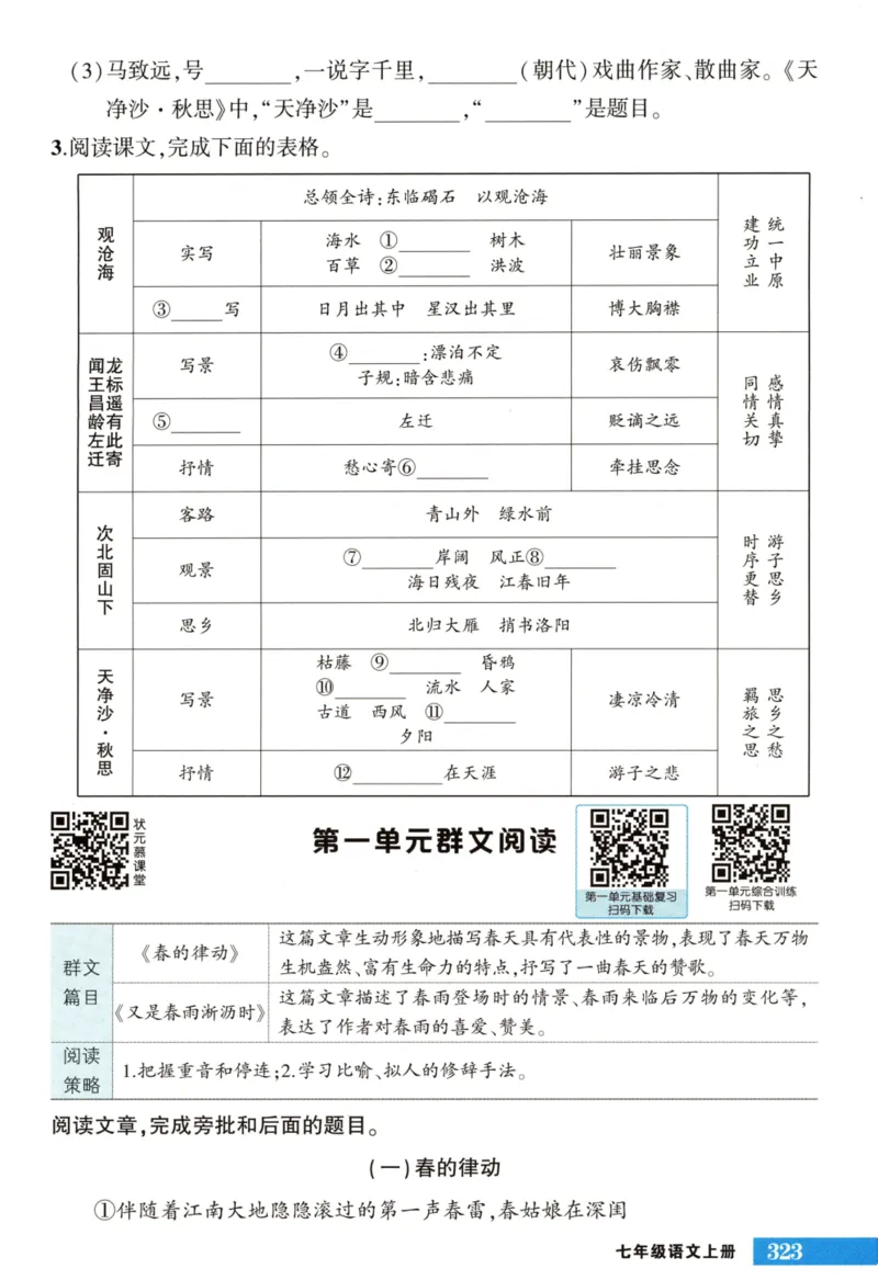 《2024版《状元大课堂好学案》7年级语文上_初中各科《状元大课堂导学案》_7-9上册_初中语文《状元大课堂》导学案》第5页预览