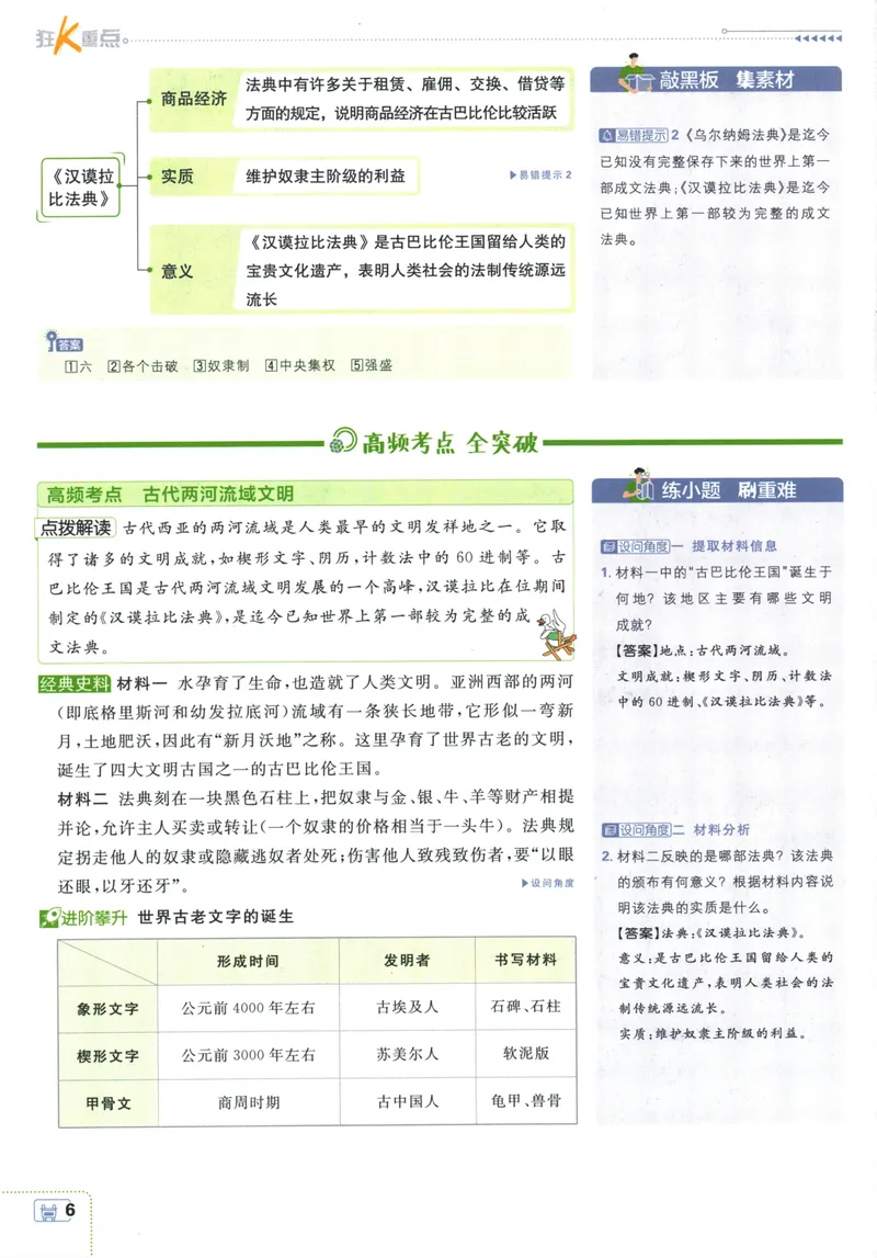 《25版初中必刷题历史9上(人教版)狂K重点_初中全科目同步习题+精品试卷（7-9年级）_25秋初中历史《同步习题+精品试卷》_上册_《初中必刷题》2025秋》第10页预览