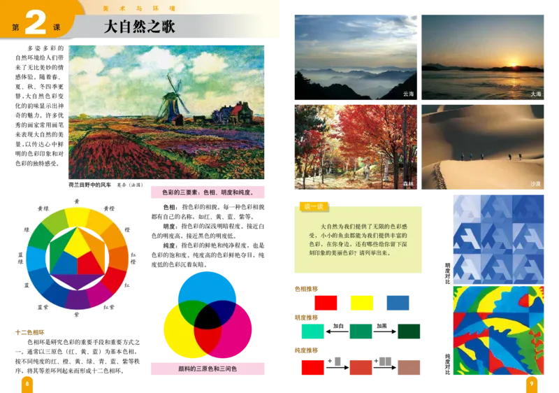 《7年级下册_光塔笔记初中课本_初中美术_赣美版》第8页预览