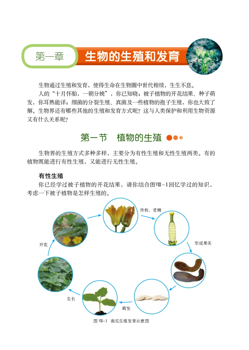 《义务教育教科书（五·四学制）生物学八年级下册_光塔笔记初中课本_初中生物学_鲁科版五四制》第7页预览