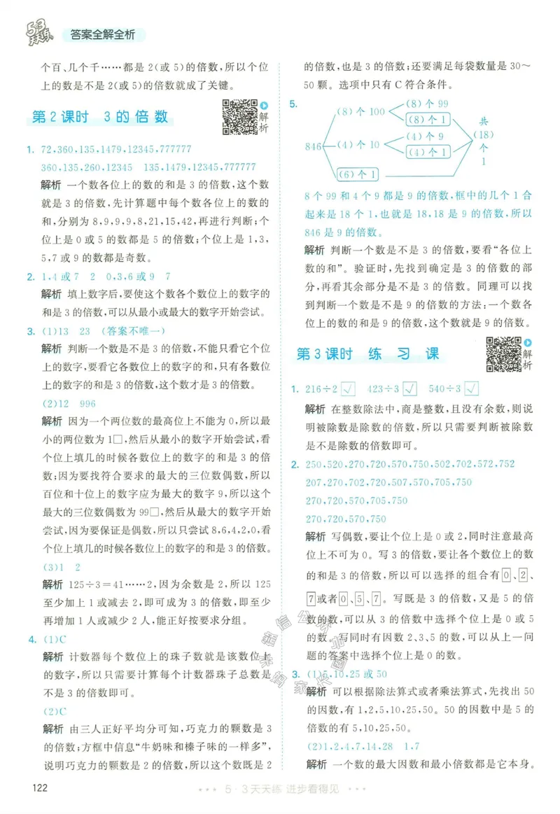 《018.24春人教版数学53天天练五年级下册答案公众号：米妈家长圈_小学1-6年级全科全套_1-6年级全科下册_五年级_其他补充资料_教辅系列_数学人教版资料》第7页预览