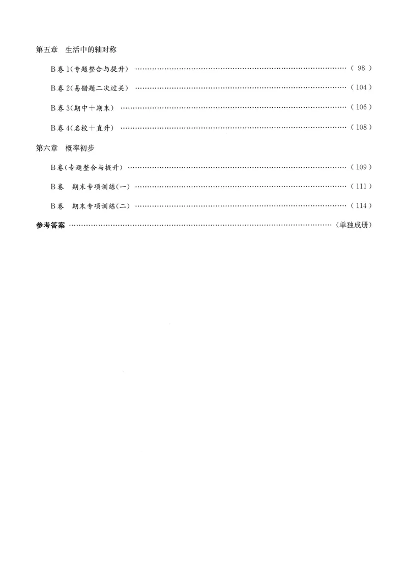 《B卷必刷-7下数学-2022版_初中全科目同步习题+精品试卷（7-9年级）_25秋初中数学《同步习题+精品试卷》_初中数学人教版试卷_初中数学人教版7-9年级上册_《B卷必刷》》第6页预览