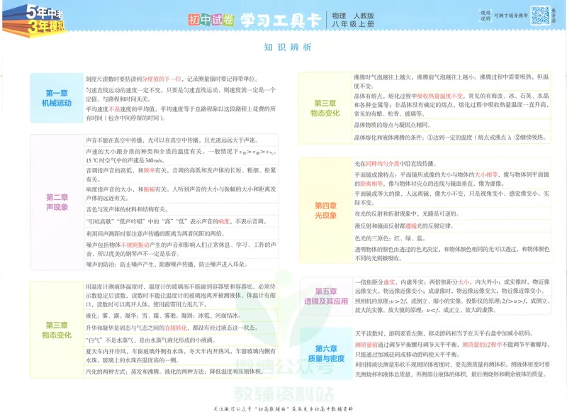 《53初中试卷8年级上册物理_初中全科目同步习题+精品试卷（7-9年级）_25秋初中物理《同步习题+精品试卷》_初中物理试卷人教版_《53初中试卷》24秋_人教版》第4页预览