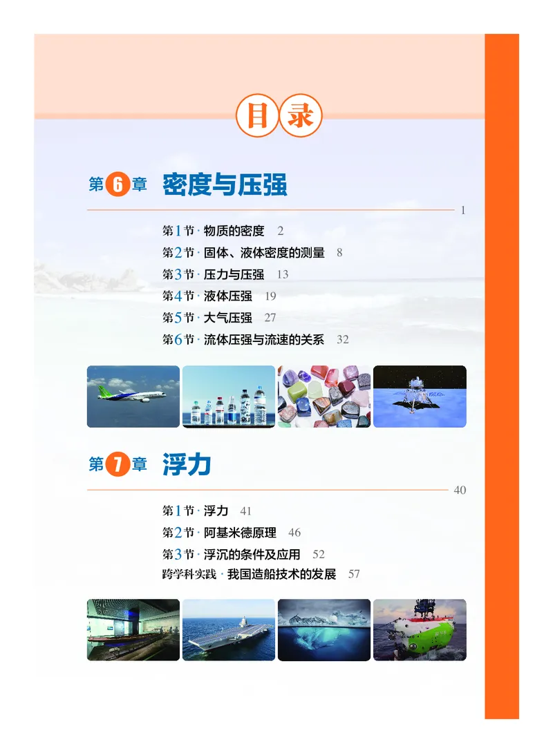 《物理八下沪科版五四制（2025春）_光塔笔记初中课本_2025春新增教材合集_初中物理8年级下册（2025春）》第4页预览