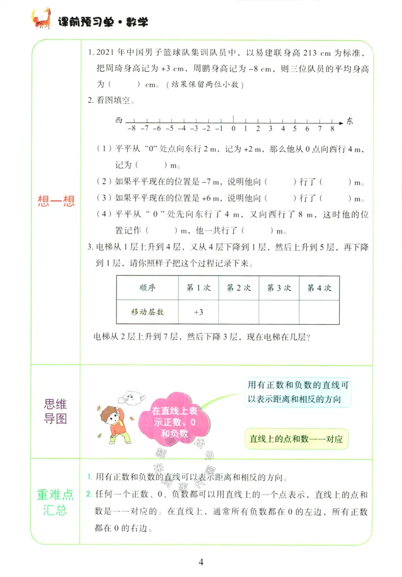 《014.人教版数学红逗号课前预习单六年级下册_小学1-6年级全科全套_1-6年级全科下册_六年级_其他补充资料_数学人教版资料》第7页预览