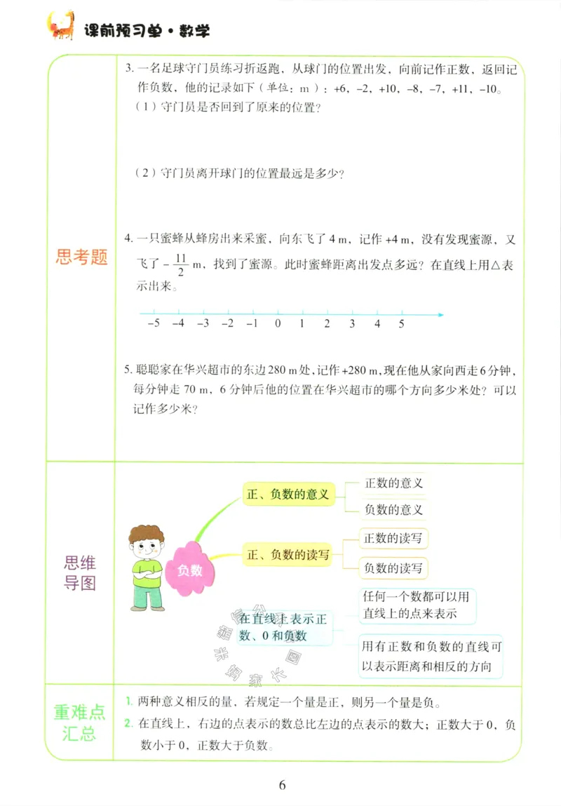 《014.人教版数学红逗号课前预习单六年级下册_小学1-6年级全科全套_1-6年级全科下册_六年级_其他补充资料_数学人教版资料》第9页预览