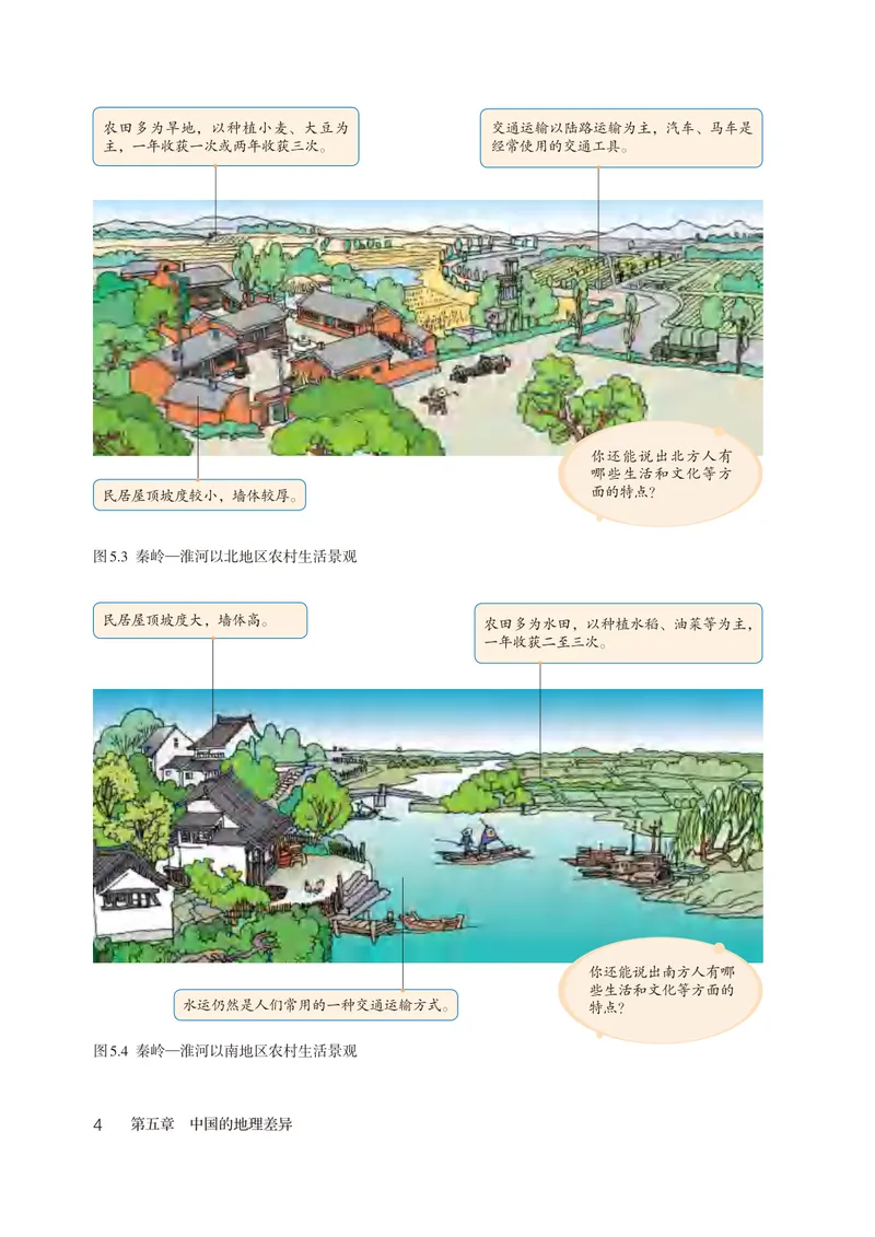 《（五四）地理七年级下册_光塔笔记初中课本_初中地理_鲁教版五四制》第9页预览