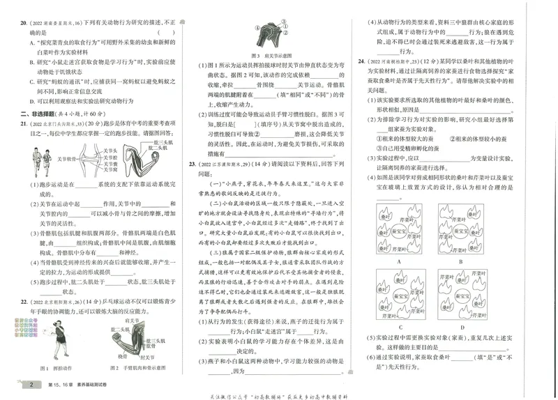 《53初中试卷8年级上册生物北师版_初中全科目同步习题+精品试卷（7-9年级）_25秋初中生物《同步习题+精品试卷》_初中生物试卷（北师大）_《53初中试卷》》第10页预览