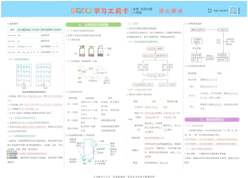 《53初中试卷8年级上册生物北师版_初中全科目同步习题+精品试卷（7-9年级）_25秋初中生物《同步习题+精品试卷》_初中生物试卷（北师大）_《53初中试卷》》第5页预览