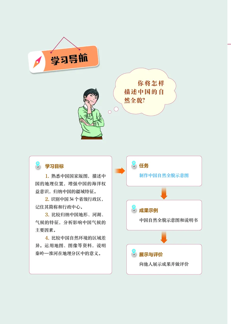 《地理八上晋教版（2025秋）_光塔笔记初中课本_初中地理_晋教版》第9页预览