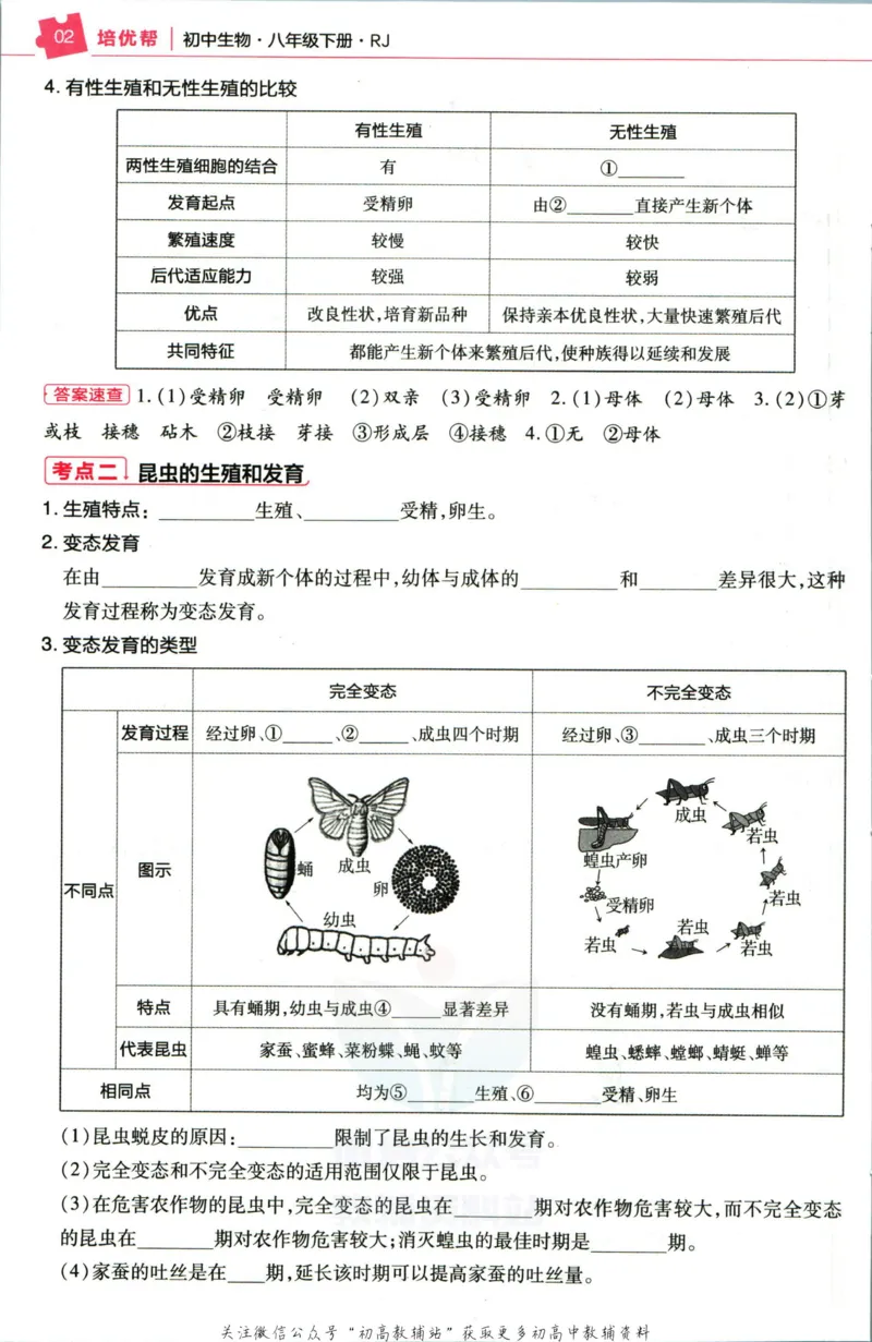 《教材帮8年级下册生物人教版培优帮_初中7-9年级《教材帮》_007教材帮-初中全科_初中教材帮7-9年级生物》第4页预览