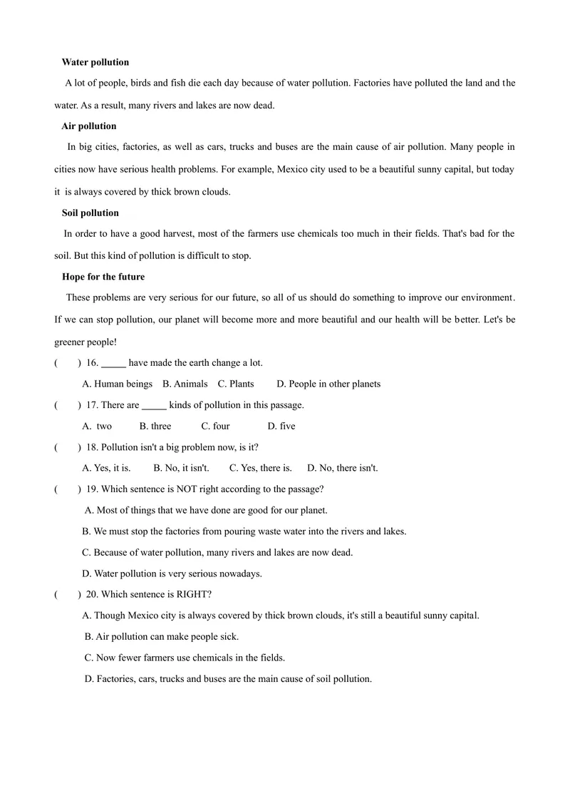 《Unit3theenvironmentgrammar同步练习_初中全科目同步习题+精品试卷（7-9年级）_25秋初中英语《同步习题+精品试卷》_初中英语（沪教牛津版）试卷_九年级下册_第01套：同步课时练习（含答案）》第2页预览
