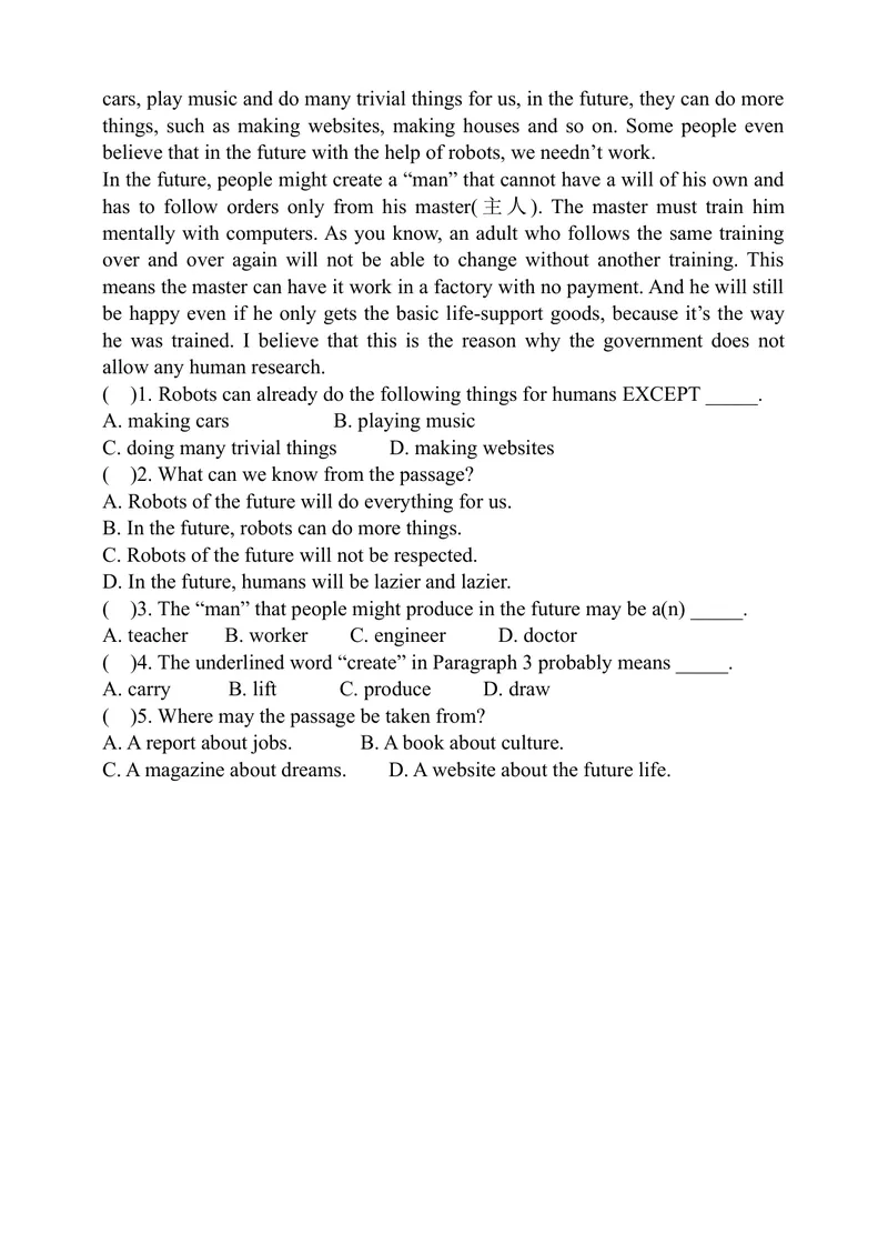《Module4Unit8Period2ReadingII&Listening同步练习_初中全科目同步习题+精品试卷（7-9年级）_25秋初中英语《同步习题+精品试卷》_初中英语（沪教牛津版）试卷_八年级下册》第2页预览
