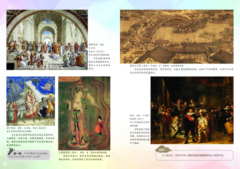 《美术八上（广西桂美版）2025秋_光塔笔记初中课本_初中美术_桂美版》第6页预览