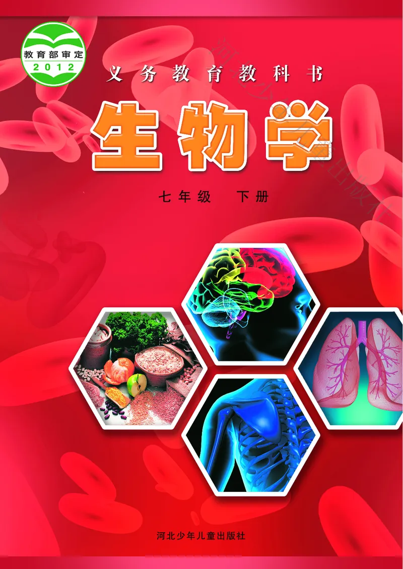 《河北少年儿童出版社生物学七年级下册_光塔笔记初中课本_初中生物学_冀少版》第1页预览