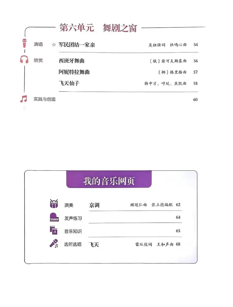 《音乐七下人音版（2025春）_光塔笔记初中课本_2025春新增教材合集_初中音乐7年级下册（2025春）》第9页预览