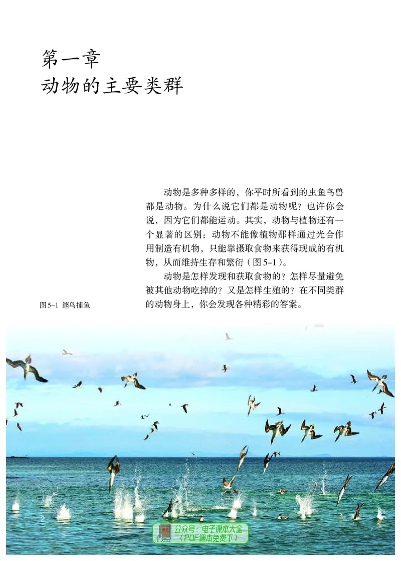 《生物学8年级上册（2024秋）_光塔笔记初中课本_初中生物学_人教版_初中生物8年级上册》第7页预览