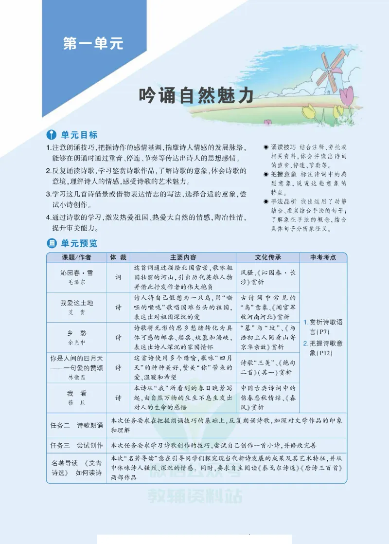 《状元大课堂九年级上册语文人教版正文_初中各科《状元大课堂导学案》_7-9上册_初中语文《状元大课堂》导学案》第9页预览