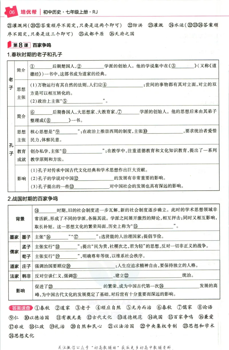 《教材帮7年级上册历史人教版培优帮_初中7-9年级《教材帮》_007教材帮-初中全科_初中教材帮7-9年级历史》第8页预览