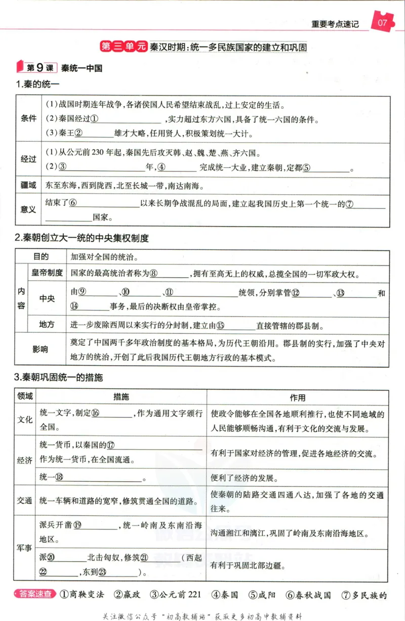《教材帮7年级上册历史人教版培优帮_初中7-9年级《教材帮》_007教材帮-初中全科_初中教材帮7-9年级历史》第9页预览