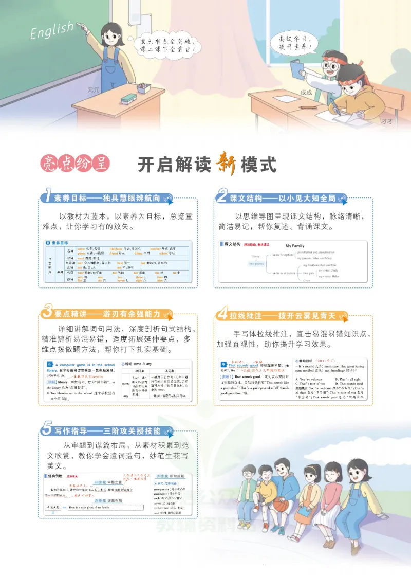 《状元大课堂七年级上册英语人教版正文_初中各科《状元大课堂导学案》_7-9上册_初中英语《状元大课堂》导学案》第3页预览