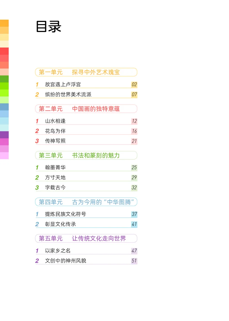《美术八上人美版（2025秋）_光塔笔记初中课本_初中美术_人美版》第6页预览