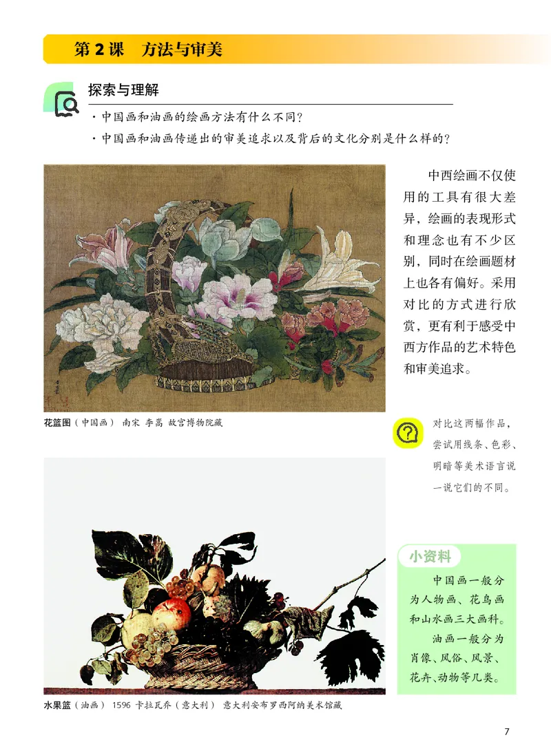 《美术七下冀美版（2025春）_光塔笔记初中课本_初中美术_冀美版》第9页预览