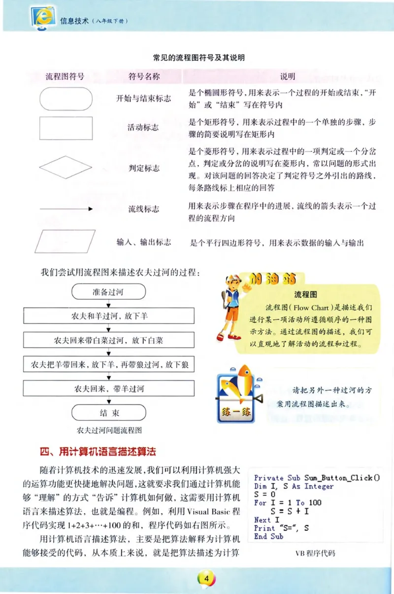 《信息技术8年级下册_光塔笔记初中课本_初中信息技术_青岛版》第5页预览