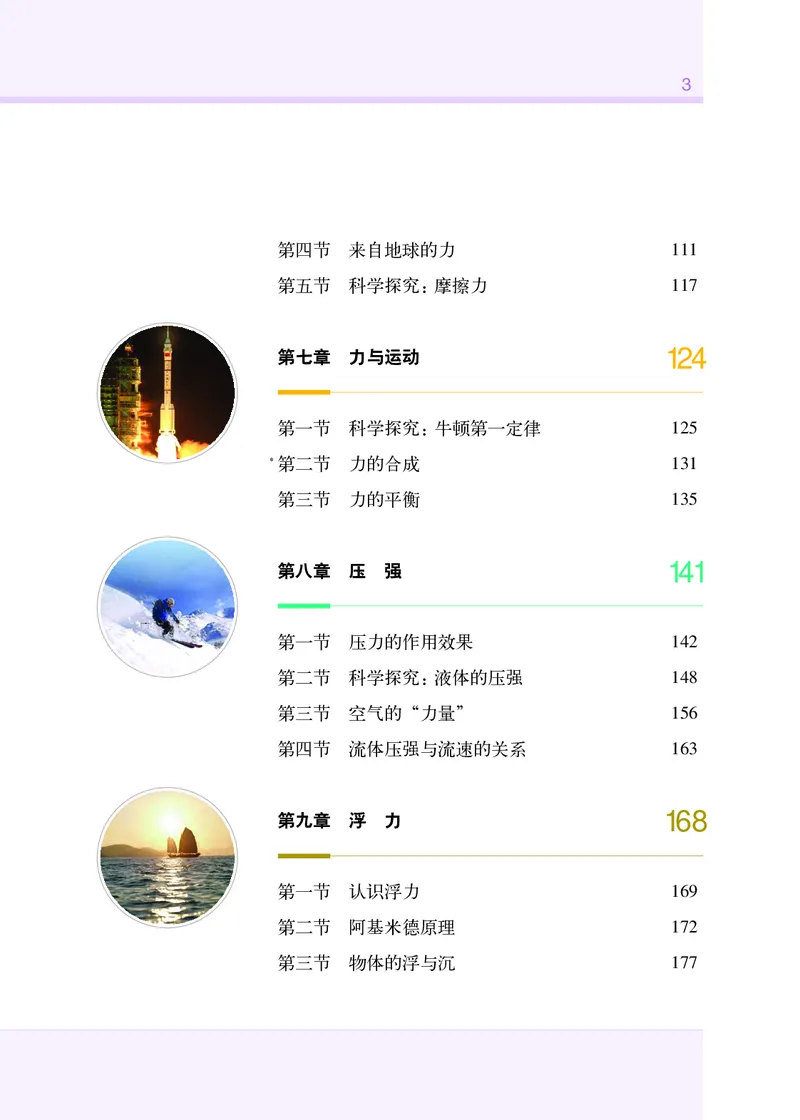 《物理八年级全一册_光塔笔记初中课本_初中物理_沪科版》第6页预览