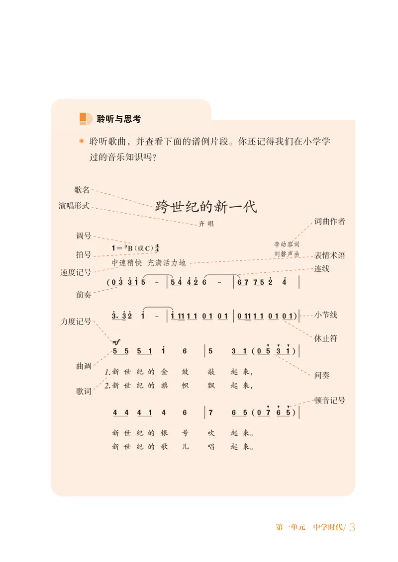 《音乐六上（鲁教版五四制）2024秋_光塔笔记初中课本_初中音乐_鲁教版五四制》第8页预览