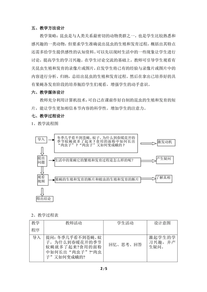 《《动物的生殖和发育》第一课时优教教案_初中全科目同步习题+精品试卷（7-9年级）_25秋初中生物《同步习题+精品试卷》_初中生物试卷（冀少版）_《同步练习+教案学案》_八年级下册》第2页预览