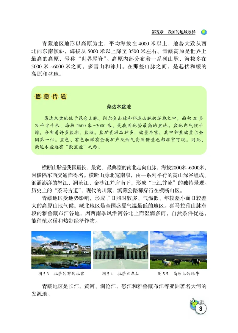 《地理八年级下册_光塔笔记初中课本_初中地理_晋教版》第7页预览
