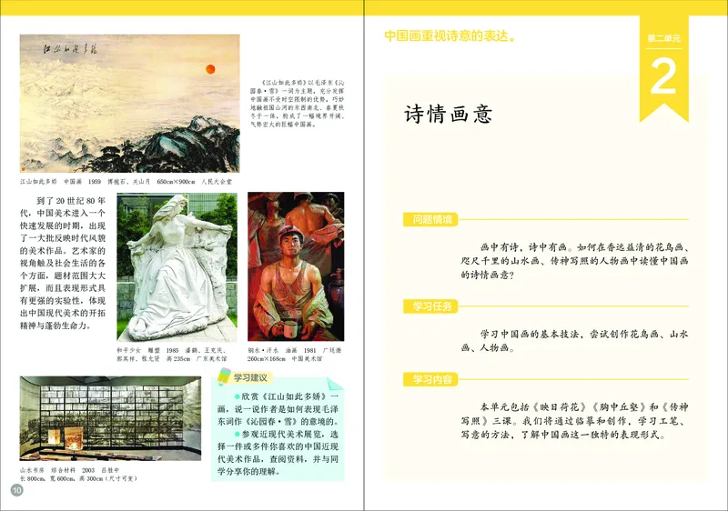 《美术八上（浙美版）2025秋_光塔笔记初中课本_初中美术_浙美版》第10页预览