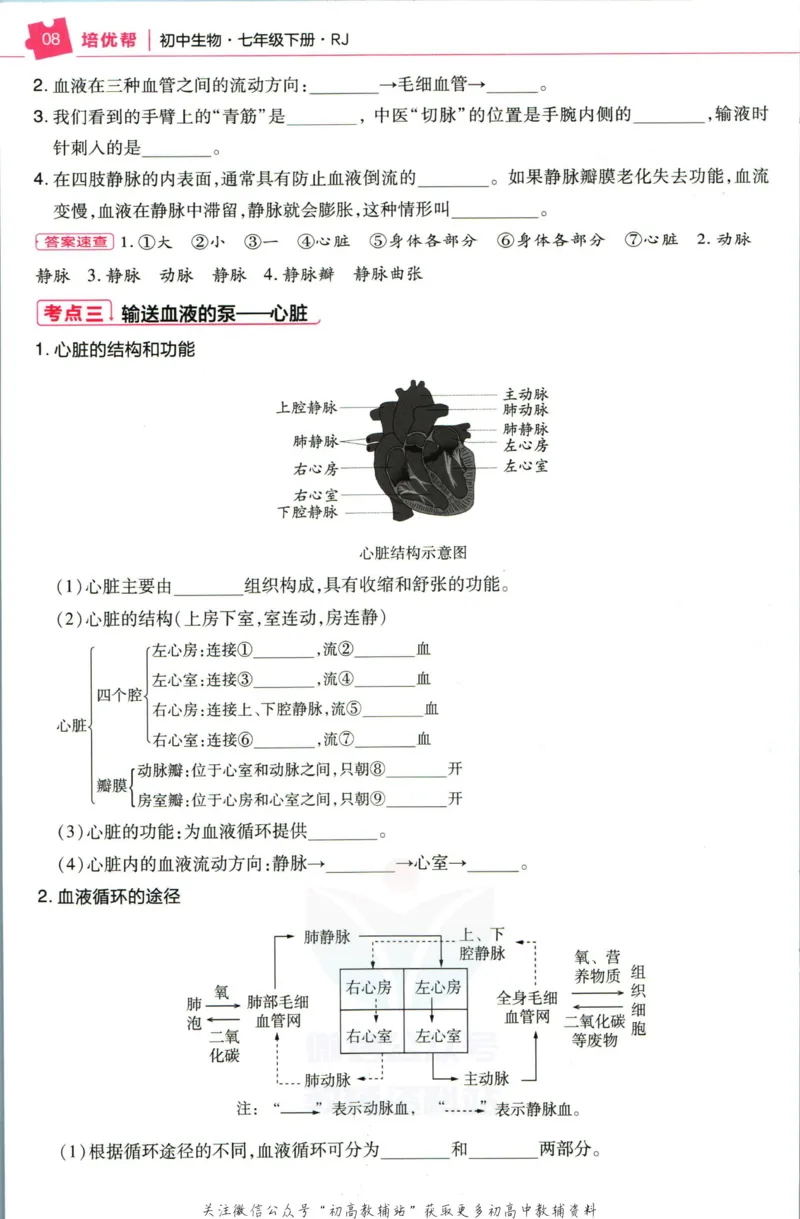 《教材帮7年级下册生物人教版培优帮_初中7-9年级《教材帮》_007教材帮-初中全科_初中教材帮7-9年级生物》第10页预览