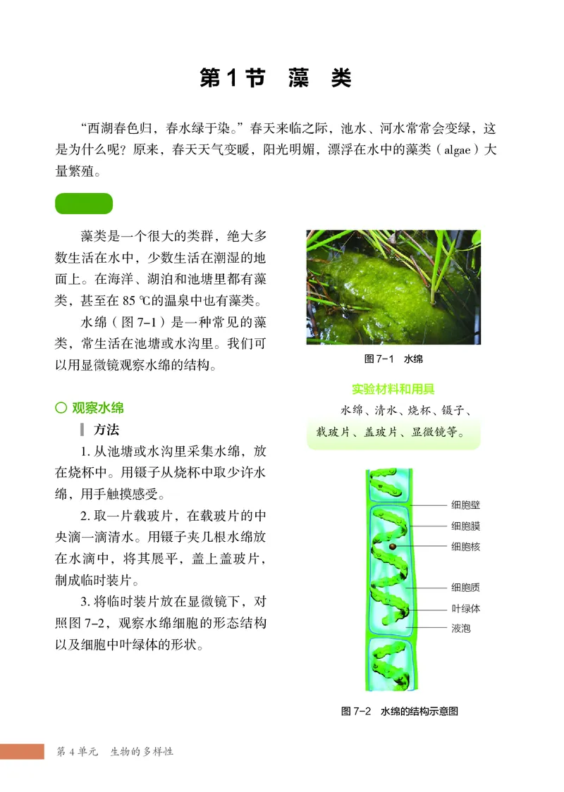 《生物七下苏科版（2025春）_光塔笔记初中课本_2025春新增教材合集_初中生物7年级下册（2025春）》第9页预览