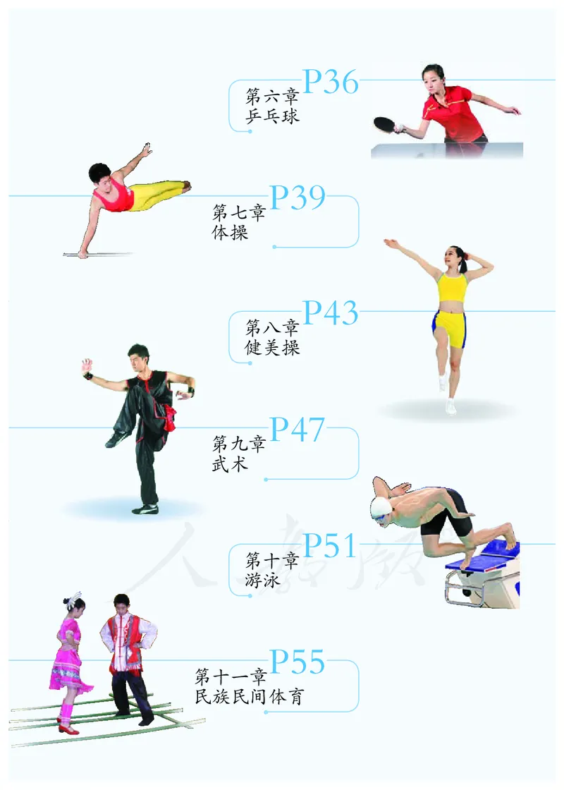 《体育与健康8年级全一册_光塔笔记初中课本_初中体育与健康_人教版》第6页预览